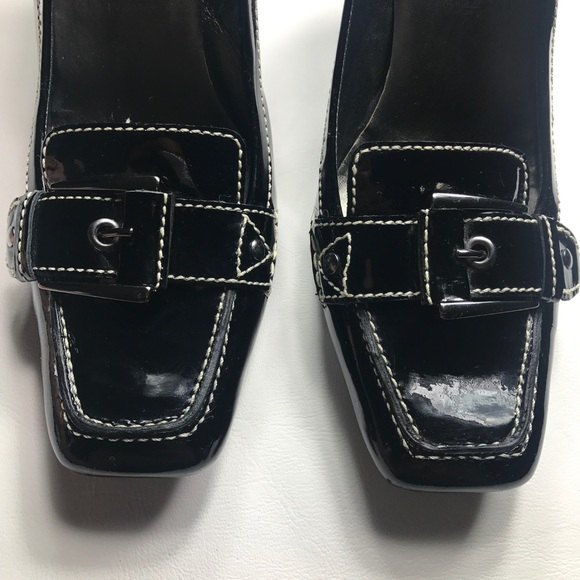 ✨Cole Haan✨Black Buckle Heels - Picture 2 of 8